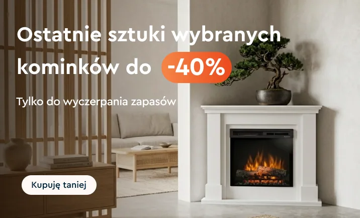 Wyprzedaż kominków
