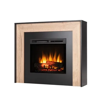 Warmtec Zuni wkład Dimplex 23" XHD Optiflame - czarny, jasny dąb