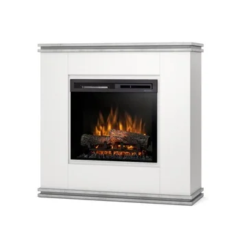 Warmtec Vena wkład Dimplex 23" XHD Optiflame - biały mat, beton