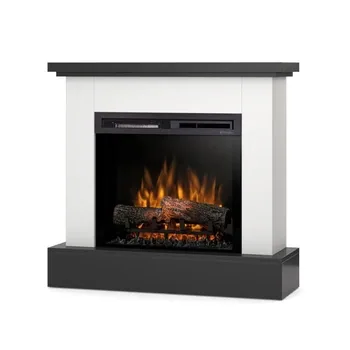 Warmtec Jukon wkład Dimplex 23" XHD Optiflame - biały mat, czarny
