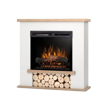 Warmtec Tula wkład Dimplex 23" XHD Optiflame - biały mat, jasny dąb