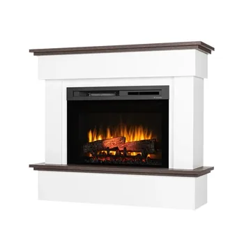 Warmtec Tormes wkład Dimplex 26" XHD Optiflame - biały mat, ciemny dąb