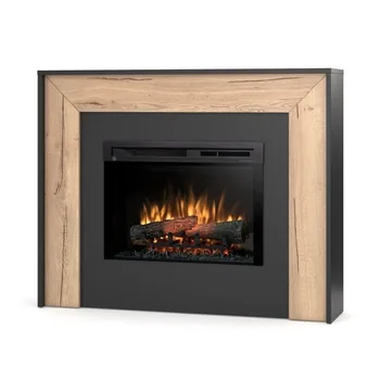 Warmtec Zuni wkład Dimplex 26" XHD Optiflame - czarny, jasny dąb
