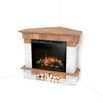Warmtec Porto narożny wkład Dimplex 28" XHD Optiflame - dąb