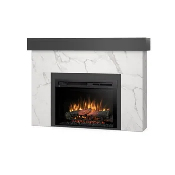 Warmtec Aven wkład Dimplex 26" XHD Optiflame - marmur crystal, czarny