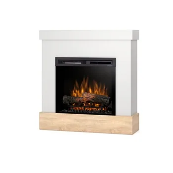 Warmtec Diro wkład Dimplex 23" XHD Optiflame - biały, dąb sonoma