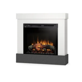 Warmtec Diro wkład Dimplex 28" XHD Optiflame - biały, łupek scivaro
