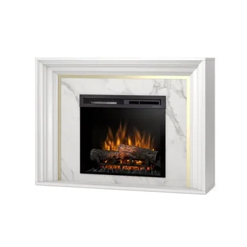 Warmtec Lanini wkład Dimplex 23" XHD Optiflame - biały mat, marmur Crystal