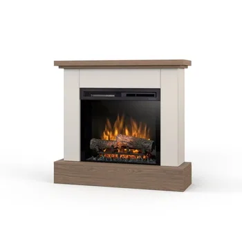 Warmtec Jukon wkład Dimplex 23" XHD Optiflame - kaszmirowy, dąb Casella brązowy