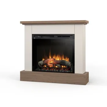 Warmtec Jukon wkład Dimplex 28" XHD Optiflame - kaszmirowy, dąb Casella brązowy