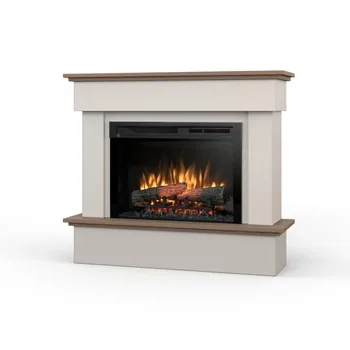 Warmtec Tormes wkład Dimplex 26" XHD Optiflame - kaszmirowy, dąb Casella brązowy