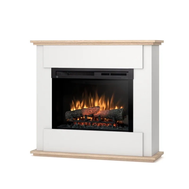 Warmtec Fonte wkład Dimplex 26" XHD Optiflame - biały, dąb sonoma